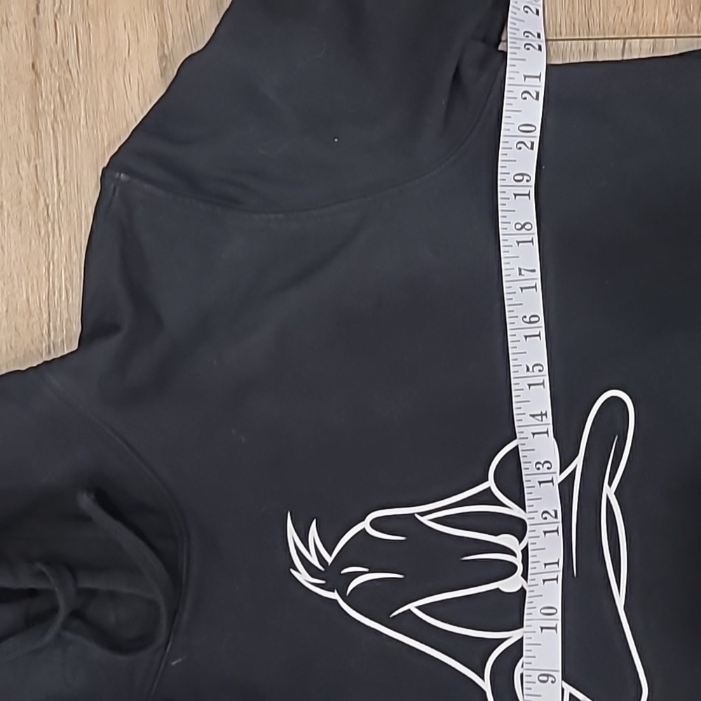 H&M looney Tunes Hoodie Unisex, Donald Duck,medium. Black - Picture 6 of 8
